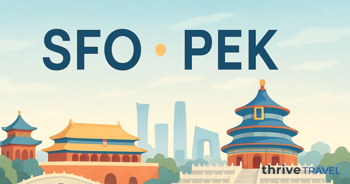 San Francisco to Beijing