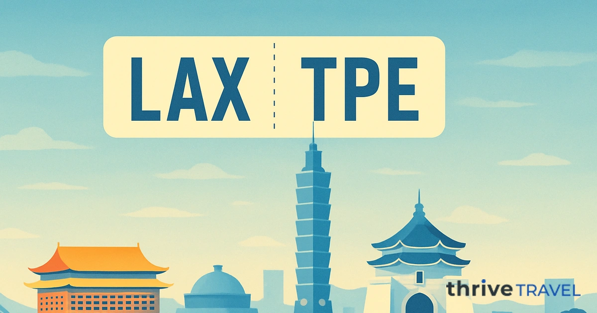 Los Angeles to Taipei