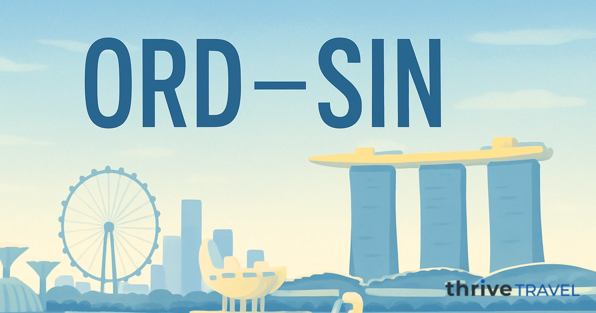 Chicago to Singapore