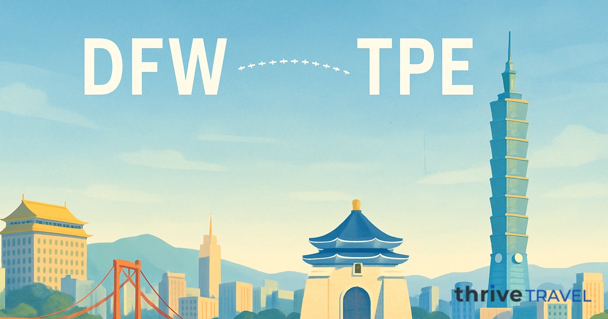 Dallas to Taipei