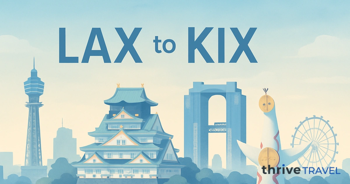 Los Angeles to Osaka