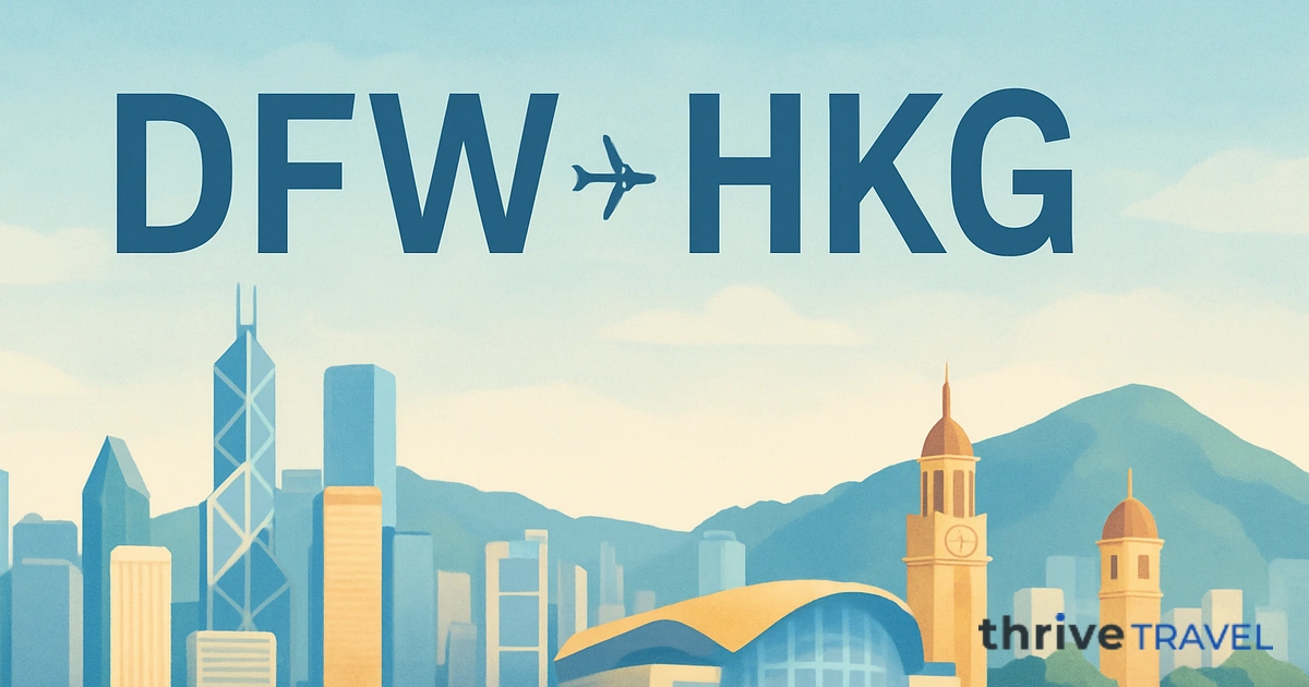 Dallas to Hong Kong