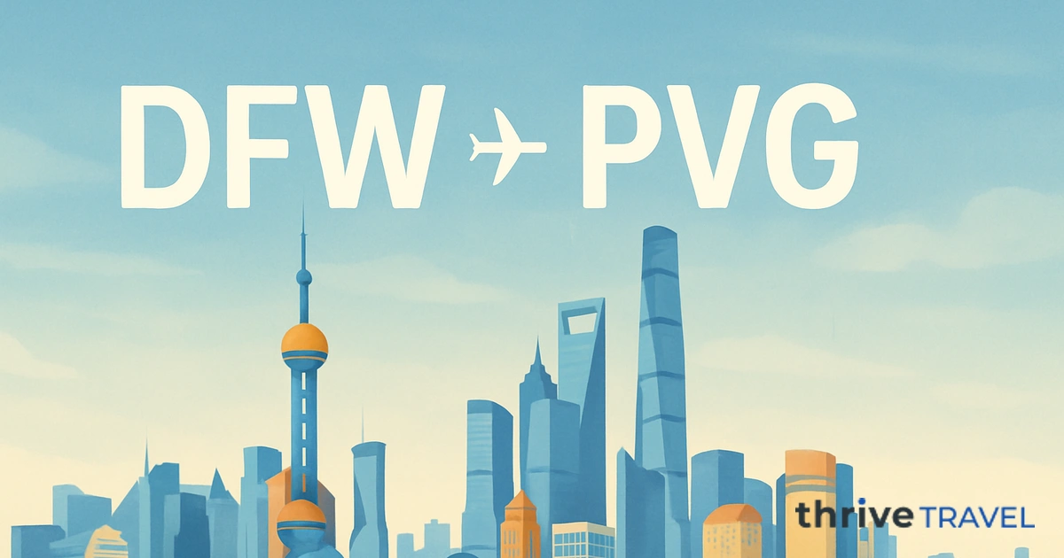 Dallas to Shanghai