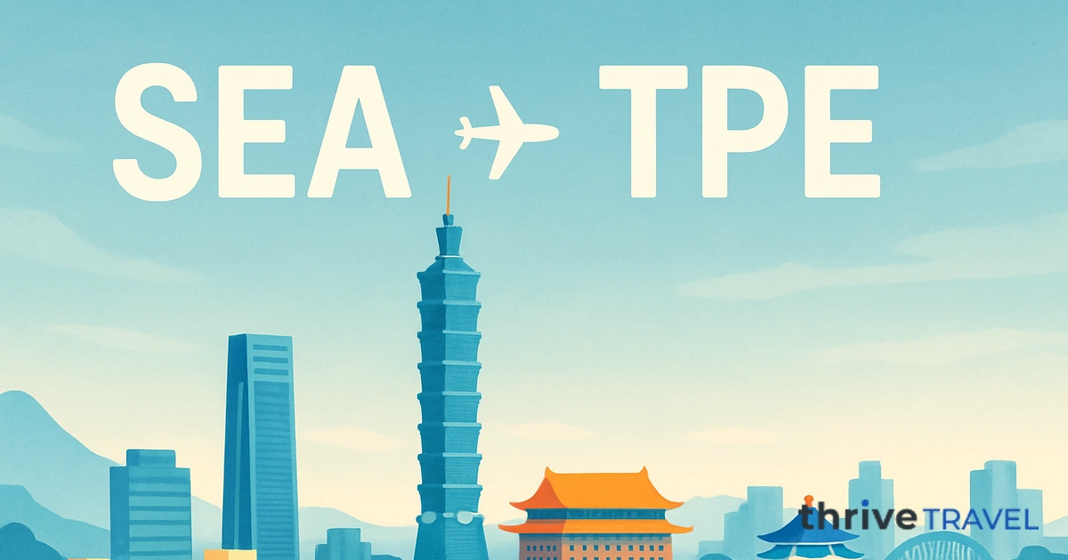 Seattle to Taipei