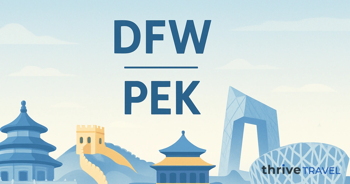 Dallas to Beijing
