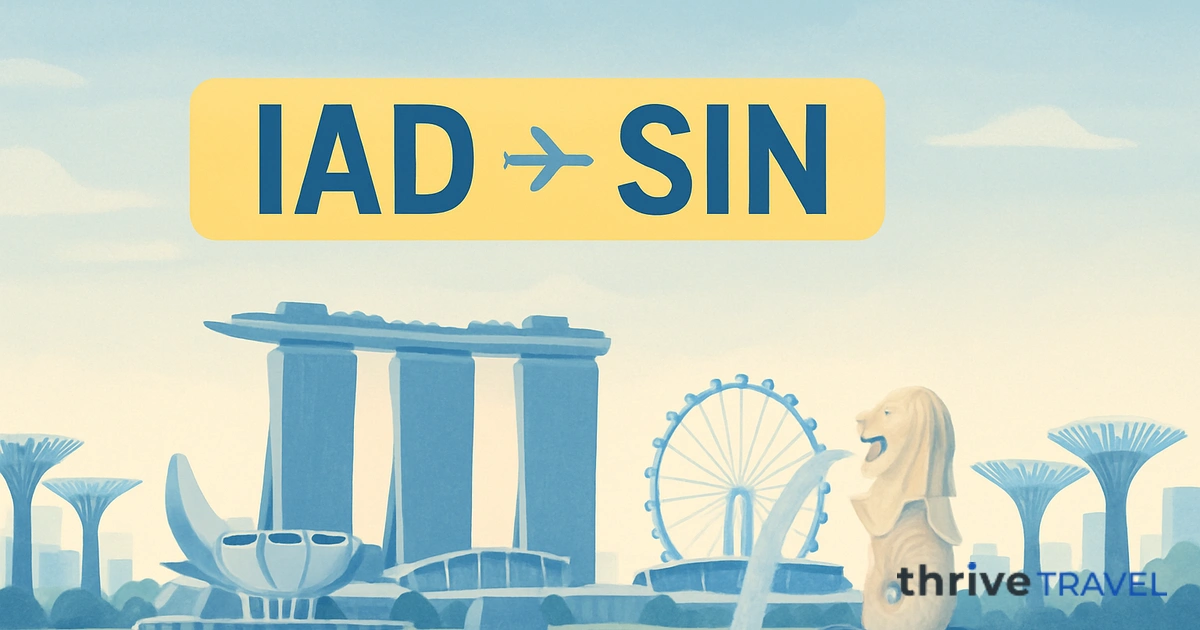 Washington to Singapore