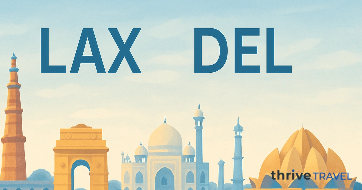 Los Angeles to Delhi