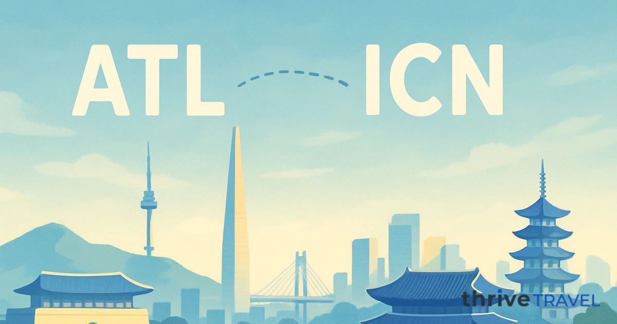Atlanta to Seoul