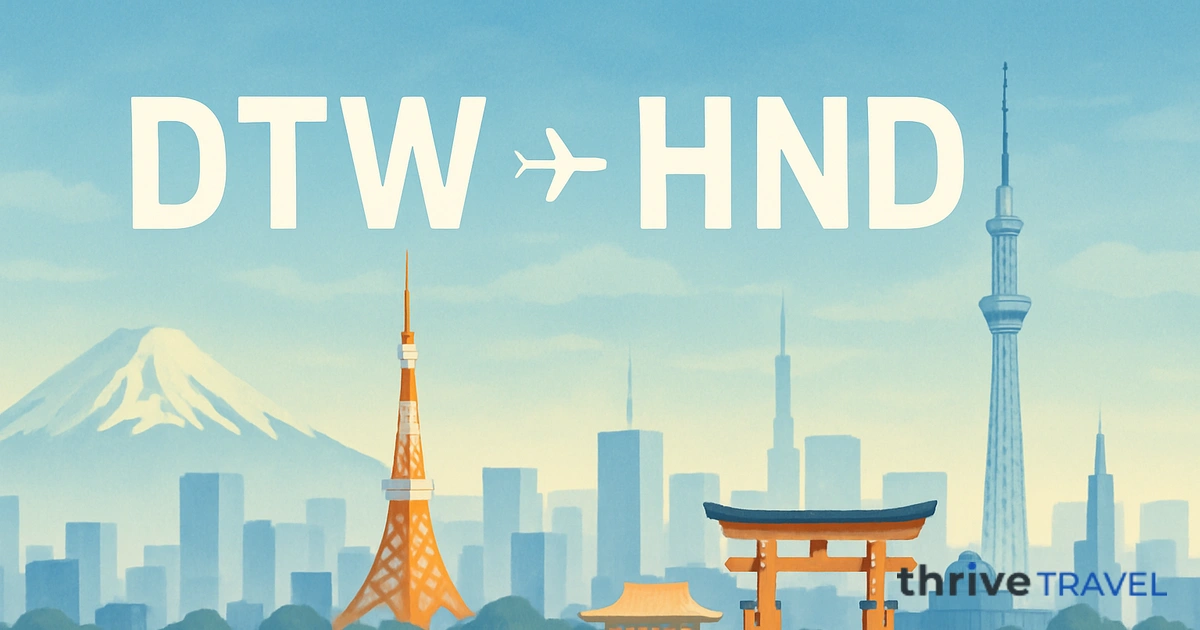 Detroit to Tokyo