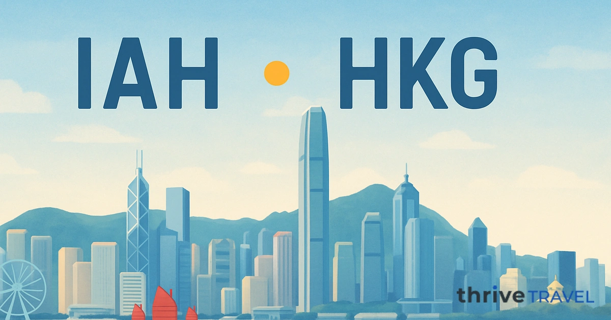 Houston to Hong Kong