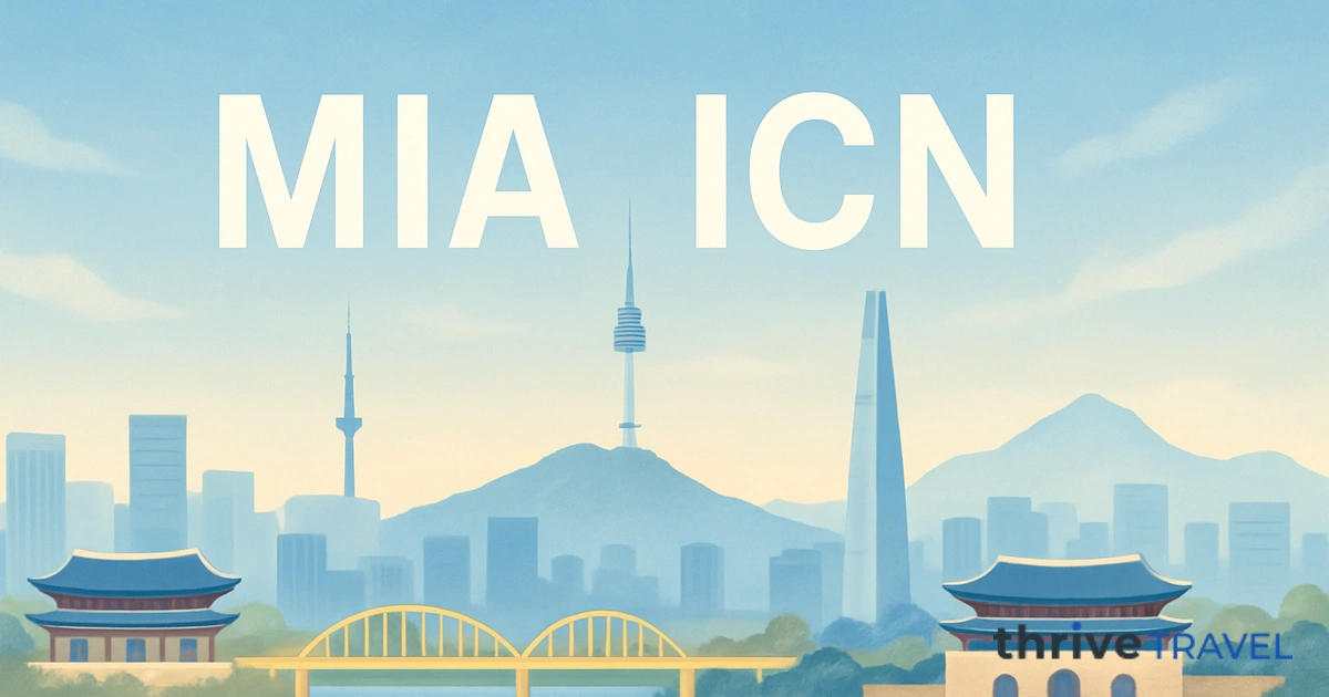 Miami to Seoul