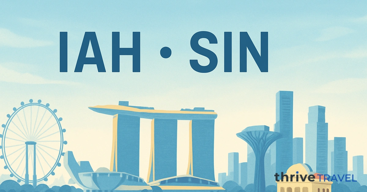 Houston to Singapore