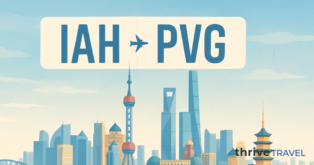 Houston to Shanghai