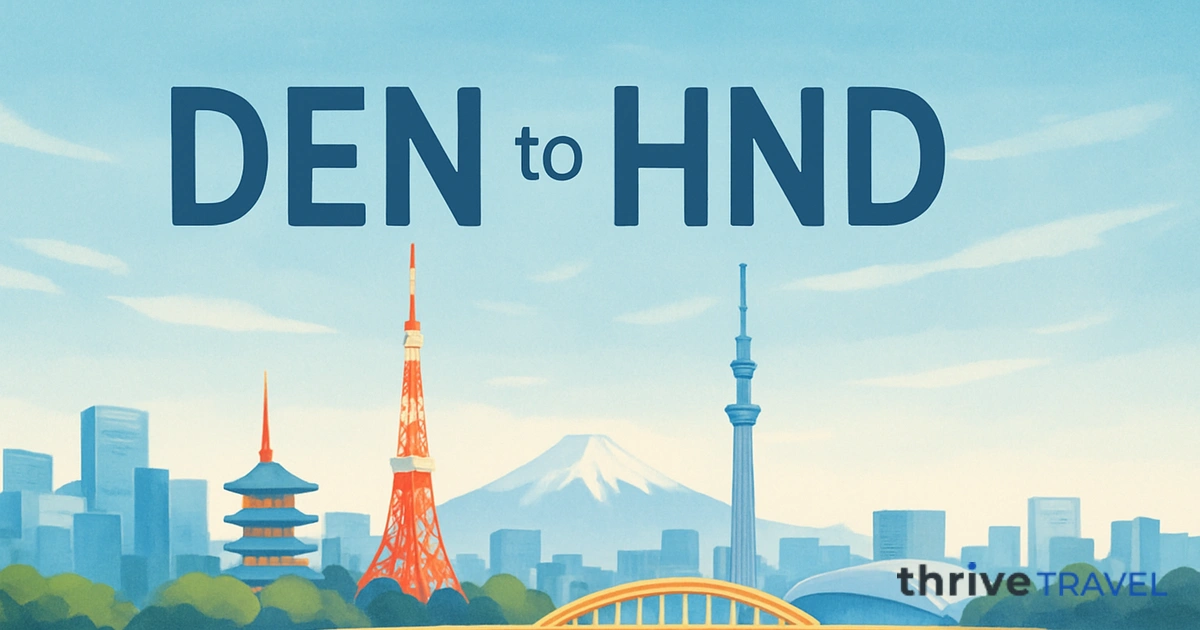 Denver to Tokyo