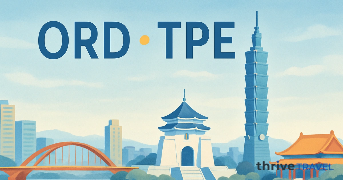 Chicago to Taipei