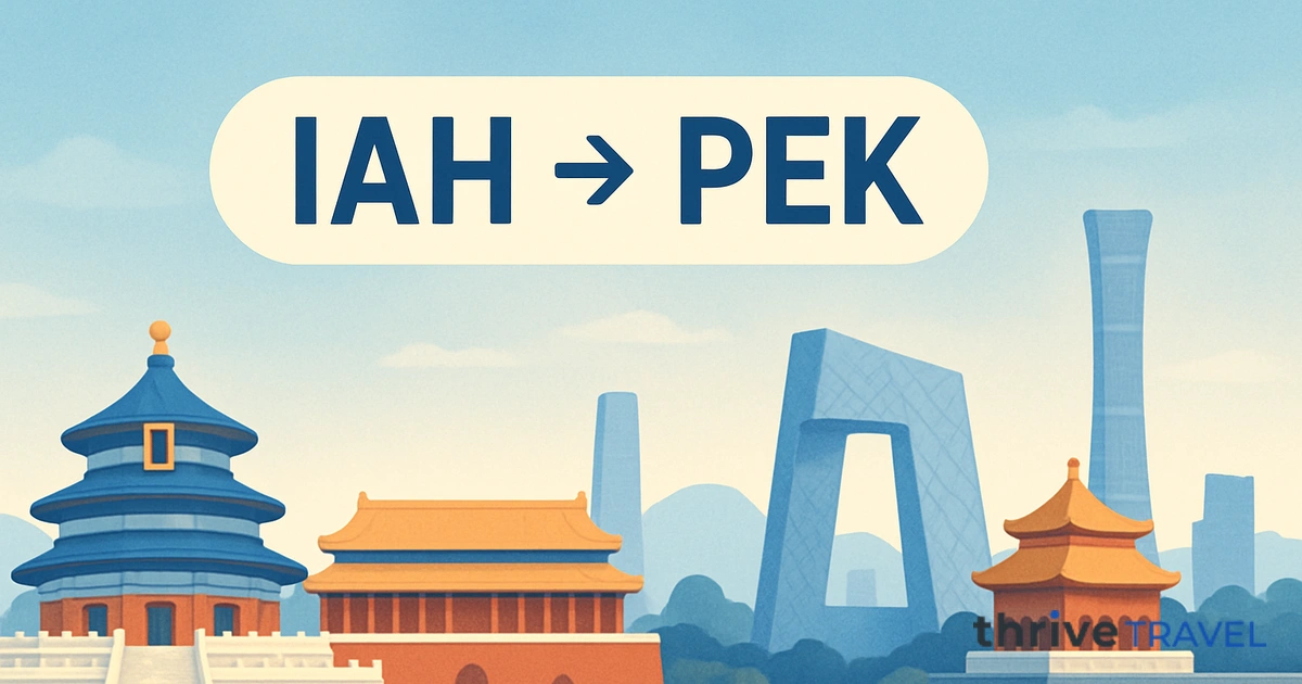 Houston to Beijing