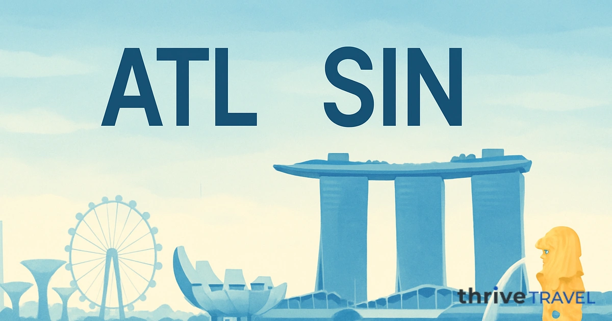Atlanta to Singapore