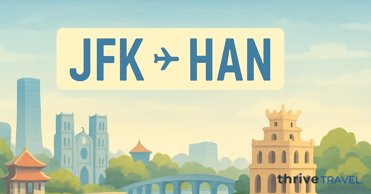 New York to Hanoi