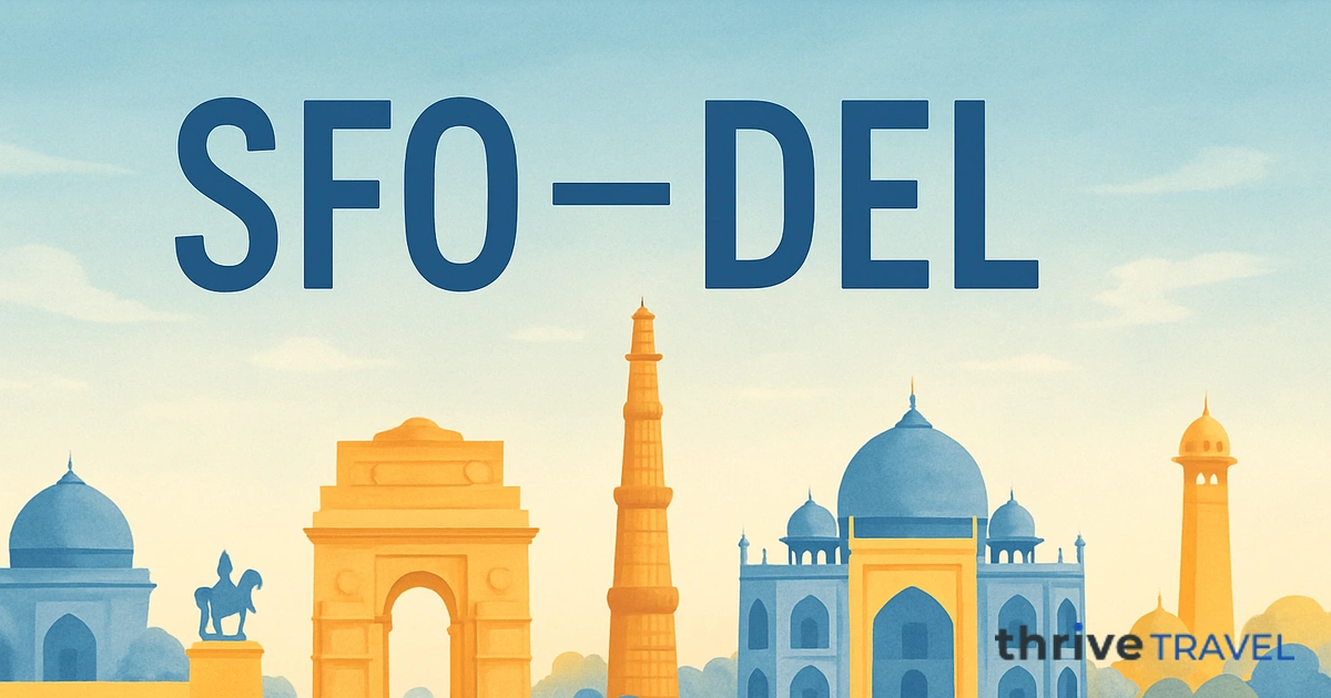 San Francisco to Delhi