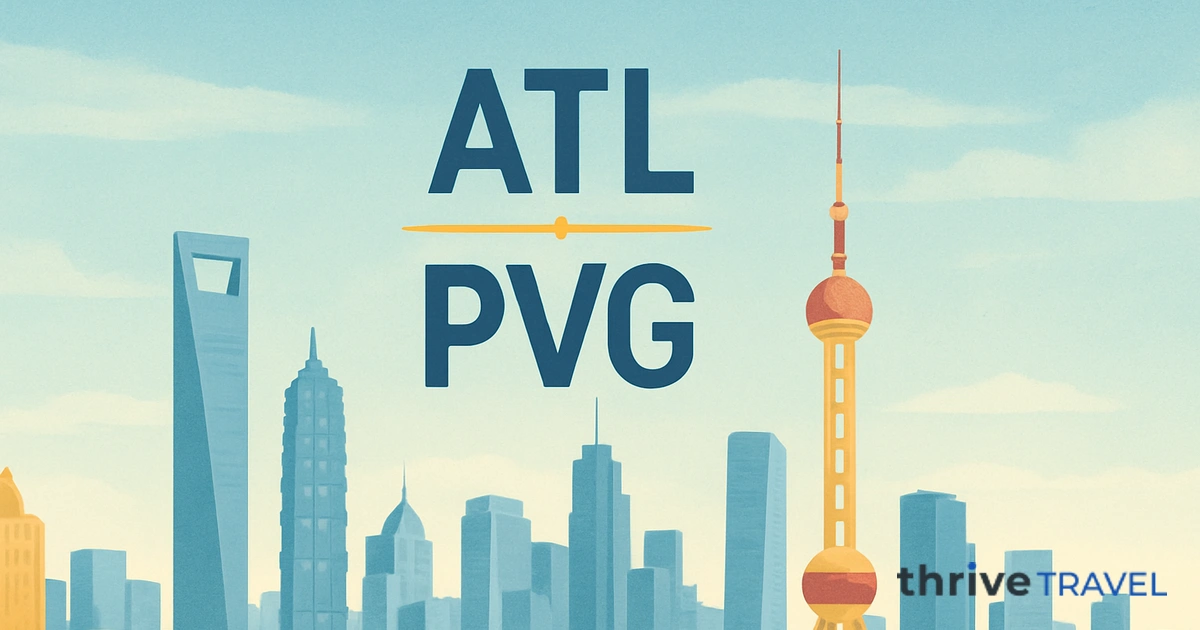 Atlanta to Shanghai