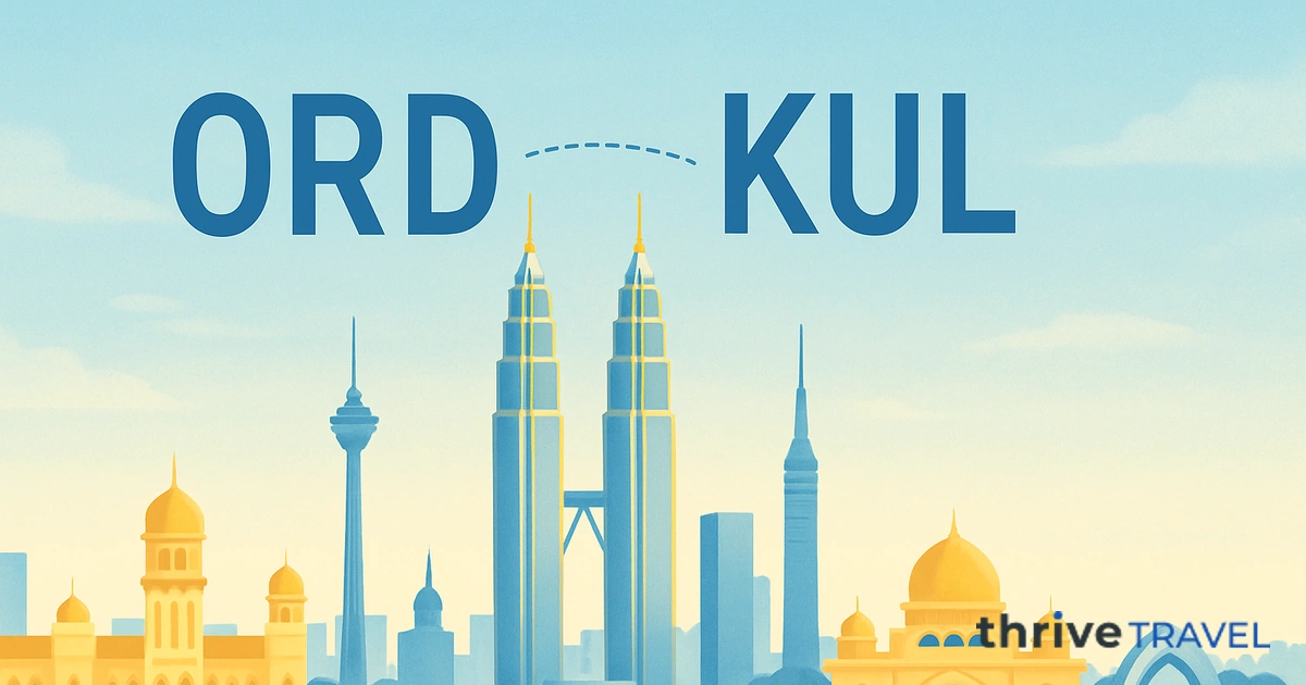 Chicago to Kuala Lumpur