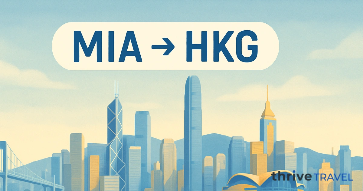 Miami to Hong Kong