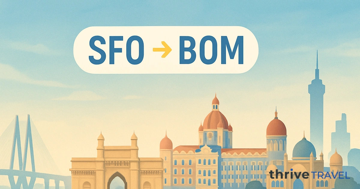 San Francisco to Mumbai