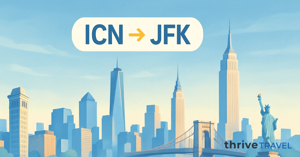 Seoul to New York