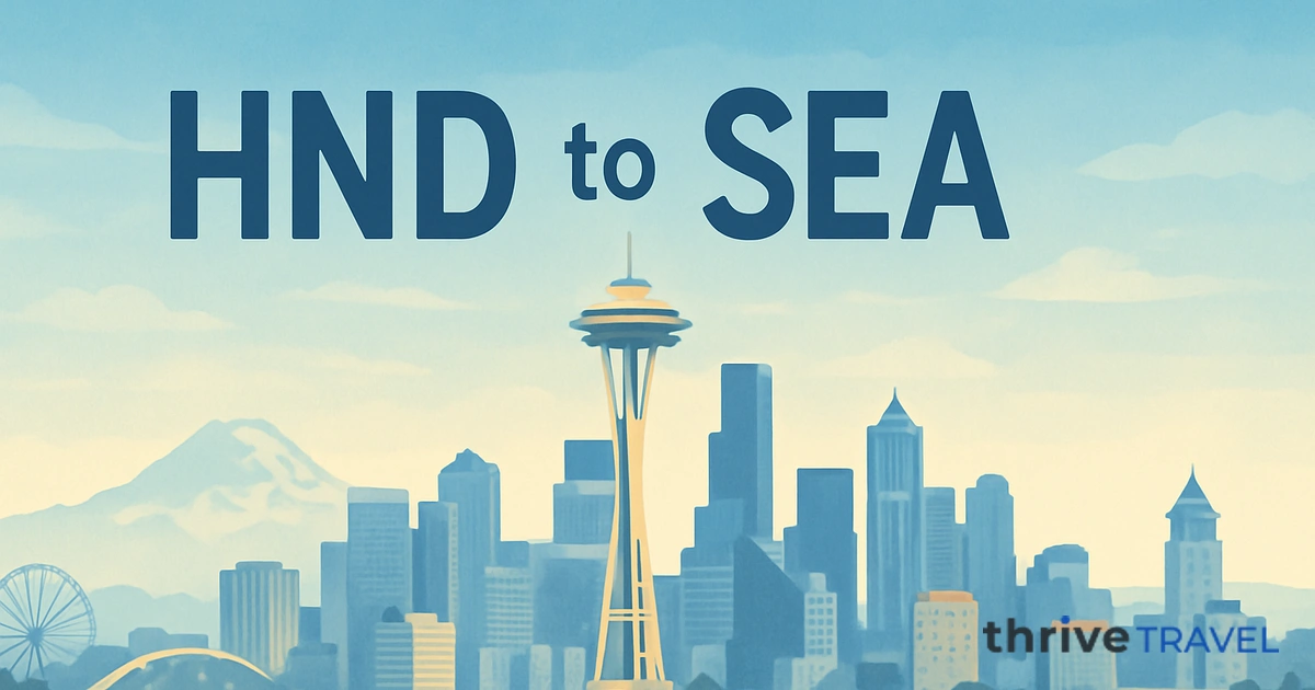 Tokyo to Seattle