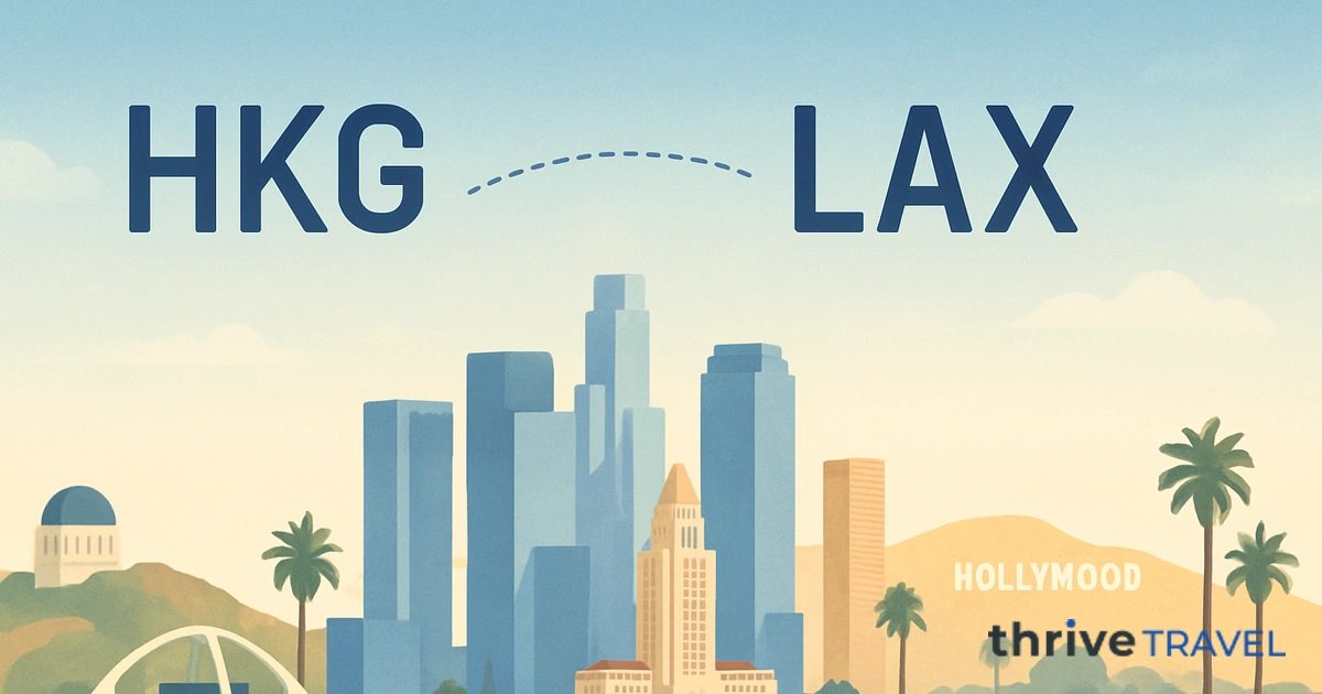 Hong Kong to Los Angeles