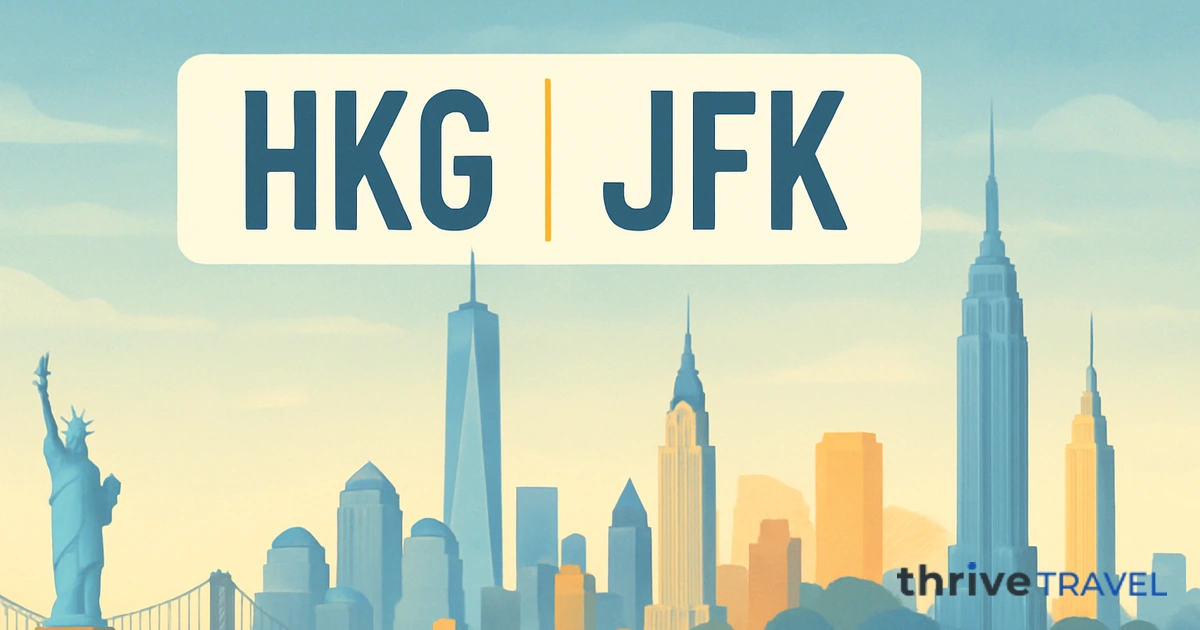 Hong Kong to New York