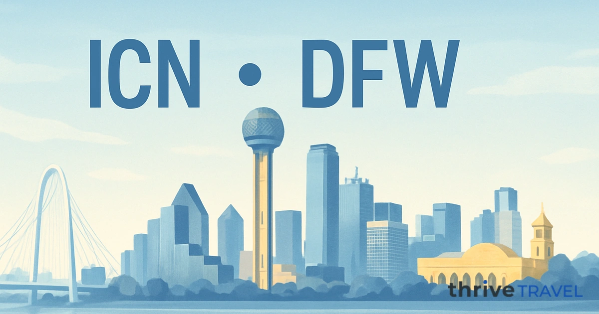 Seoul to Dallas