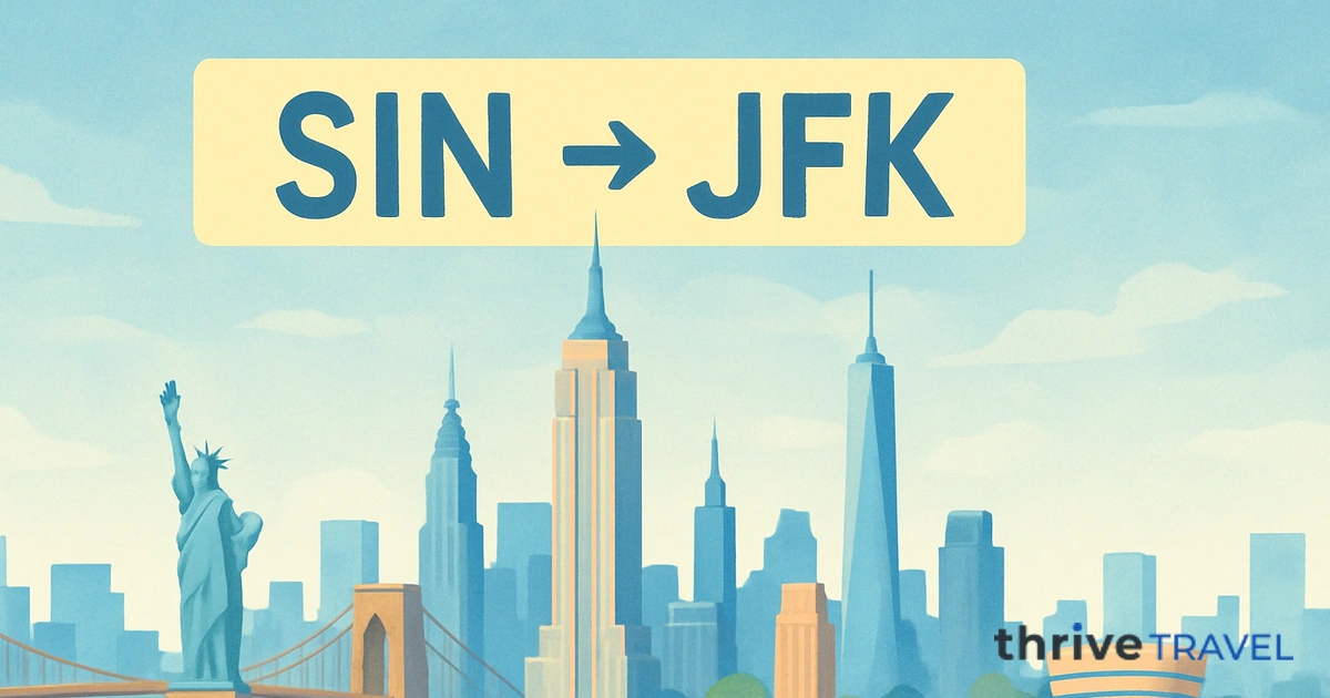 Singapore to New York