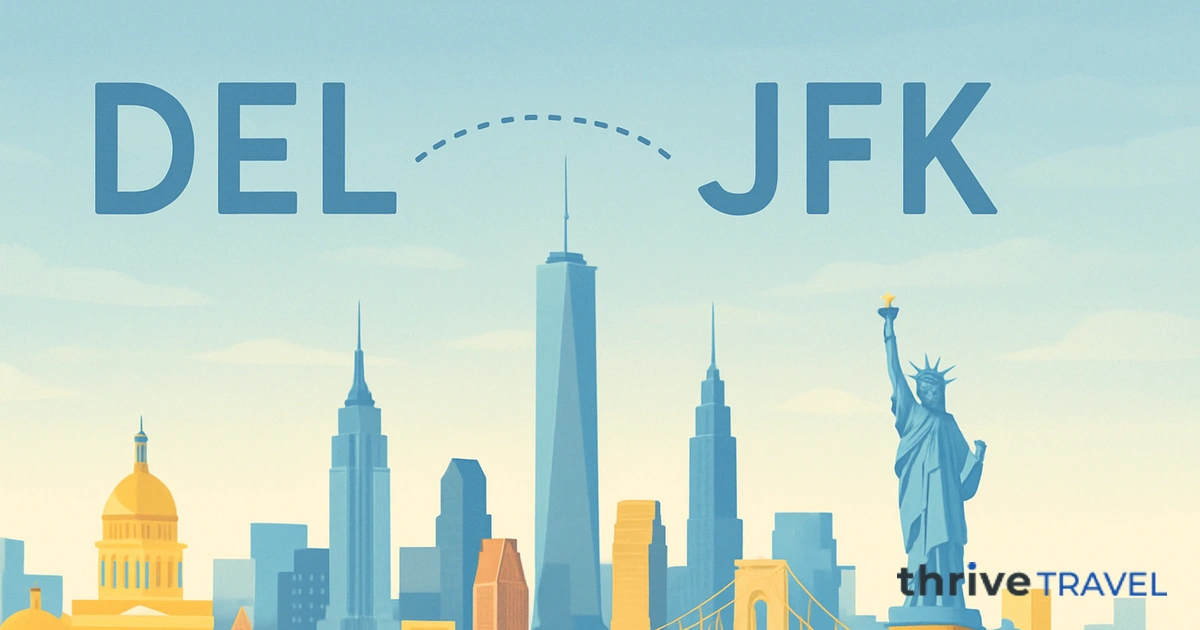 Delhi to New York