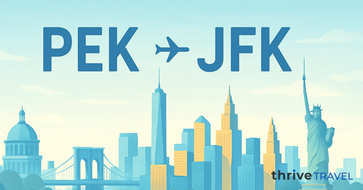 Beijing to New York