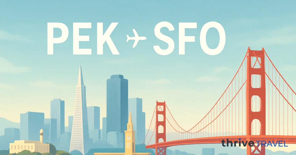 Beijing to San Francisco