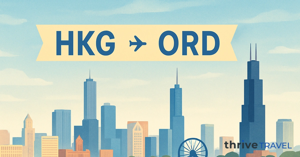 Hong Kong to Chicago
