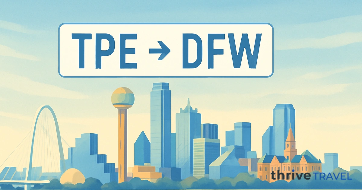Taipei to Dallas