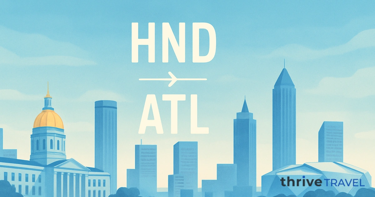 Tokyo to Atlanta