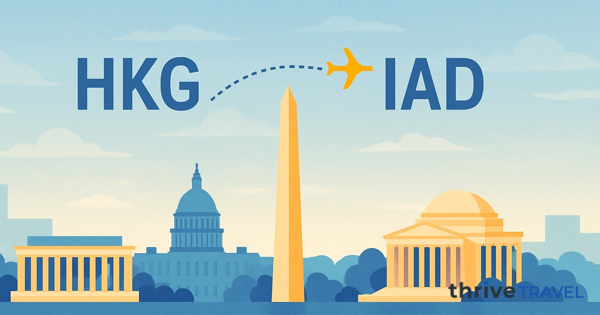 Hong Kong to Washington