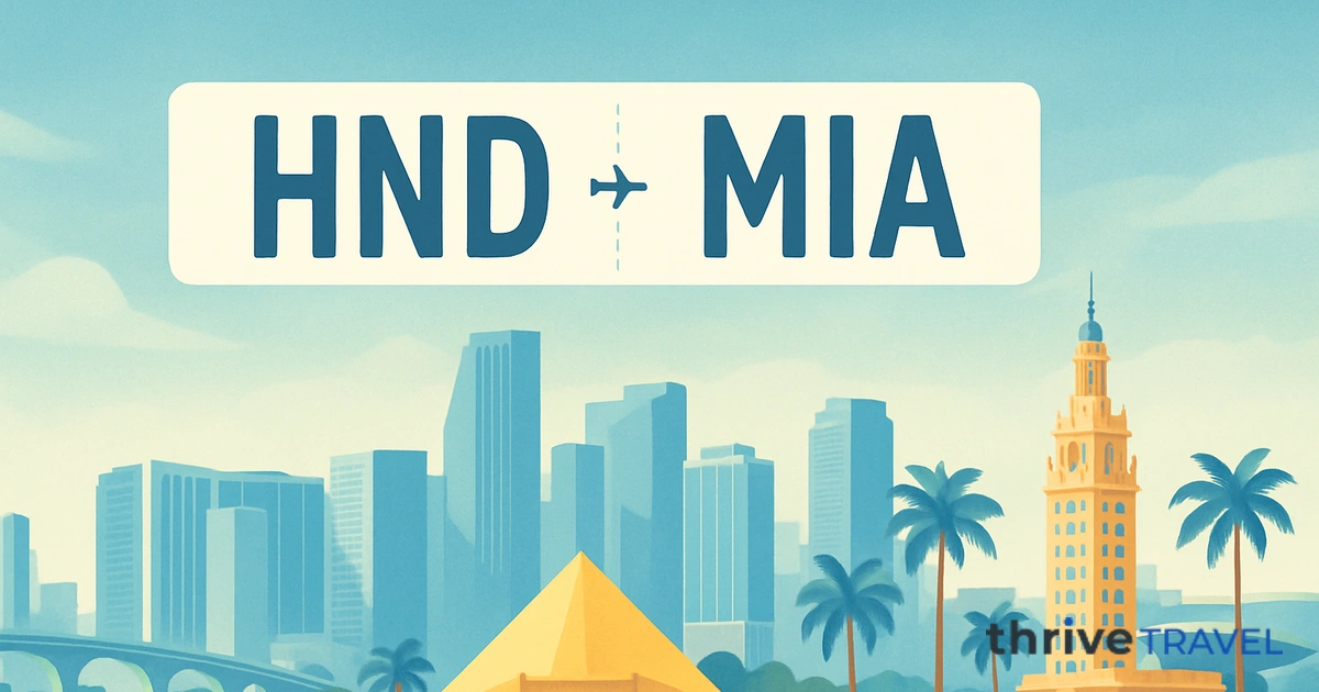Tokyo to Miami