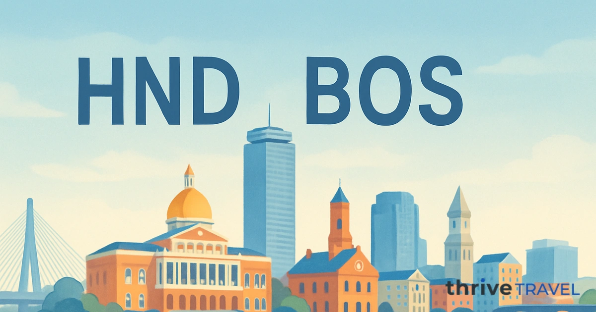Tokyo to Boston