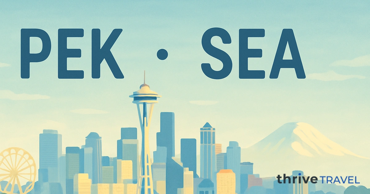 Beijing to Seattle