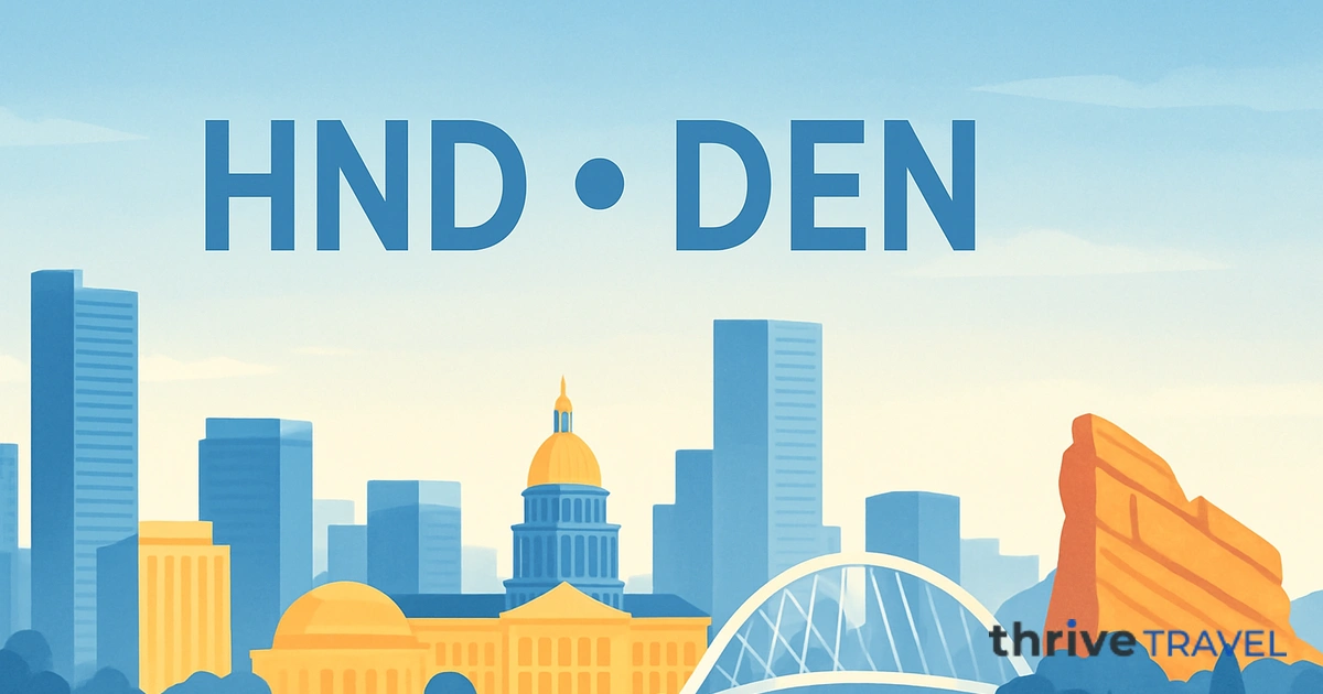 Tokyo to Denver