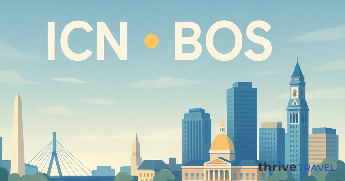 Seoul to Boston
