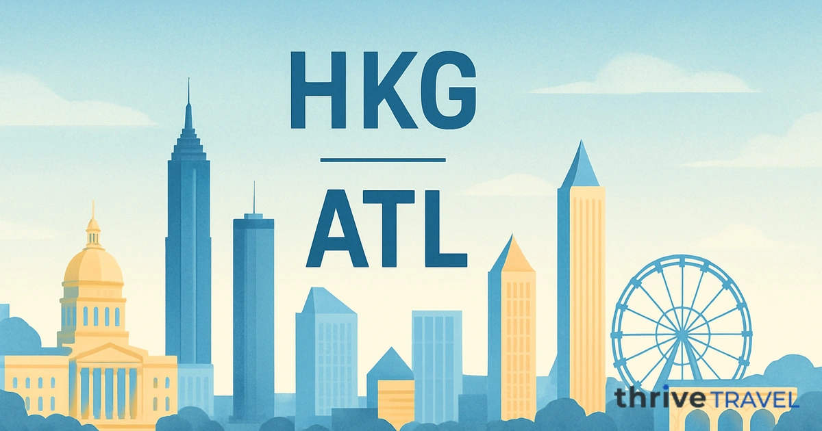 Hong Kong to Atlanta