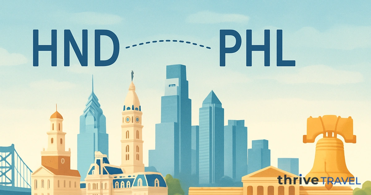 Tokyo to Philadelphia
