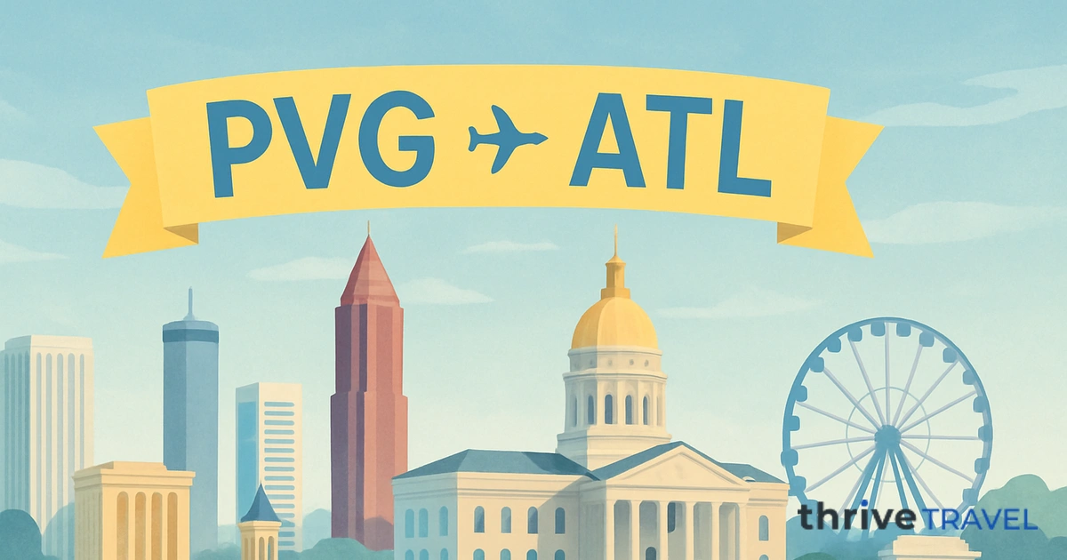 Shanghai to Atlanta