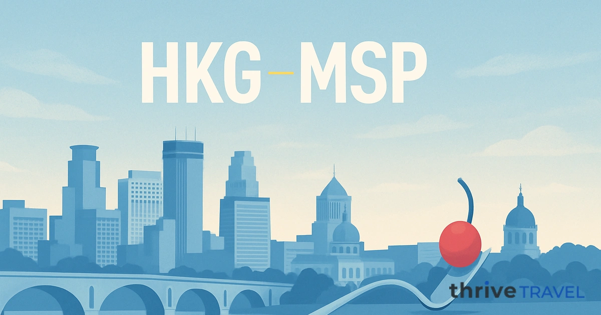 Hong Kong to Minneapolis