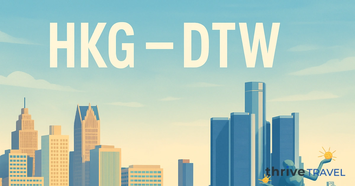 Hong Kong to Detroit